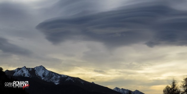 Nuvole sul Monte Zerbion