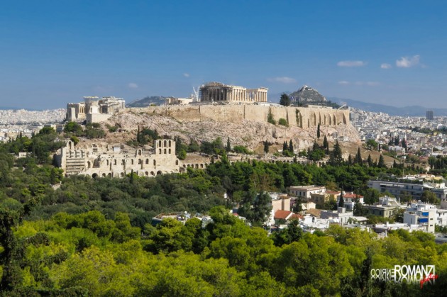 Acropoli dal Philopappo (Atene)