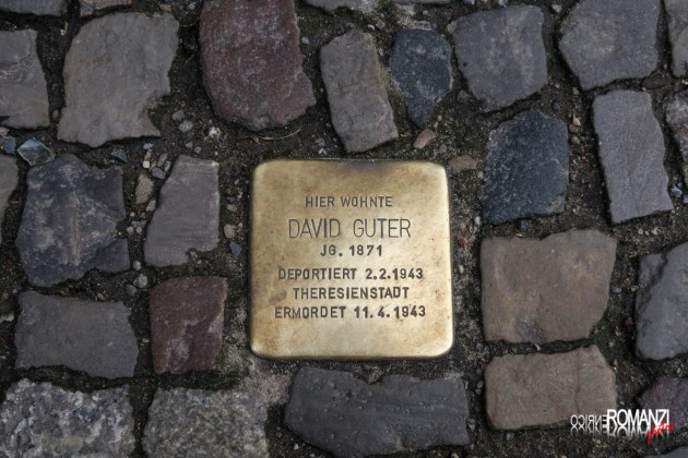 Targa commemorativa deportato ebreo a Scheunenviertel