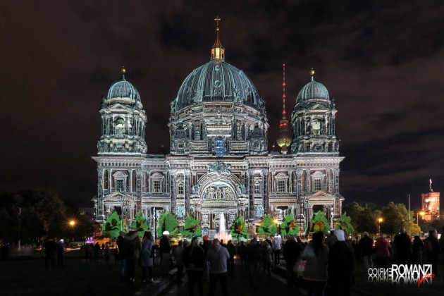 Il Duomo durante lo spettacolo del Festival delle luci