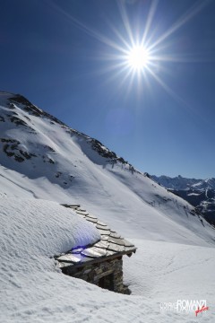 La coperta dell'inverno si accorcia (Alpe Chesère   Sarre)