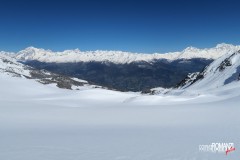 Dal Monte Bianco al Grand Combin, la linea di confine tra l'inverno e la primavera (Pila   Gressan)