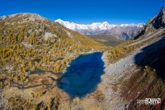 Lago Arpy e Monte Bianco