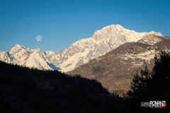 Luna e Monte Bianco